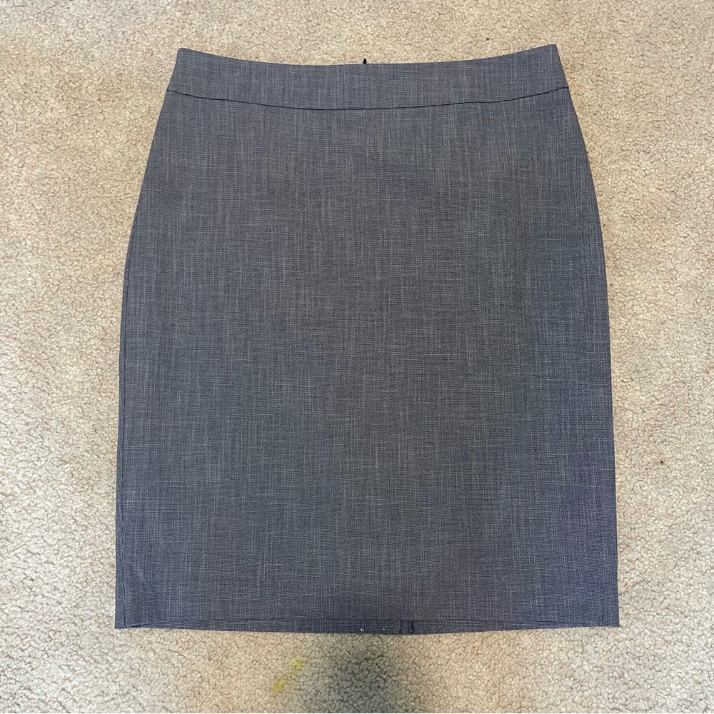 Ann Taylor Charcoal Pencil Skirt